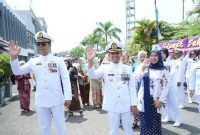 Pangkalan TNI Angkatan Laut [Lanal] Palembang menggelar acara pelepasan purna tugas untuk tujuh prajuritnya.