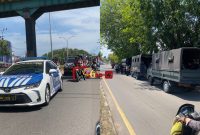Polda Sumsel menggelar Patroli Skala Besar, pada Minggu 14 September 2025.