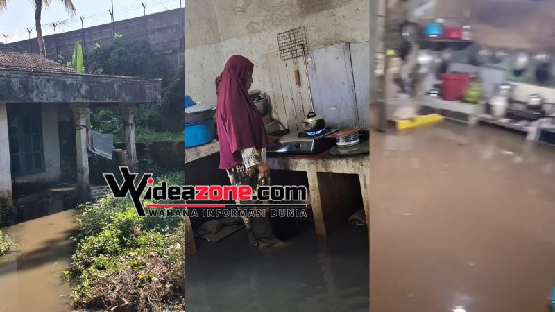 Kondisi rumah Warga Kelurahan Baru terdampak kepungan banjir, Minggu 14 September 2025