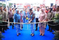 Sriwijaya Expo 2025 Resmi Dibuka, Ketua Umum Dekranasda Selvi Gibran Tinjau Produk Kriya Sumsel