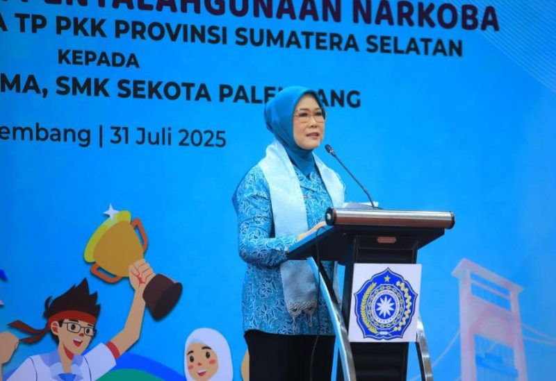 Ketua TP PKK Sumsel, Hj Febrita Lustia Herman Deru,