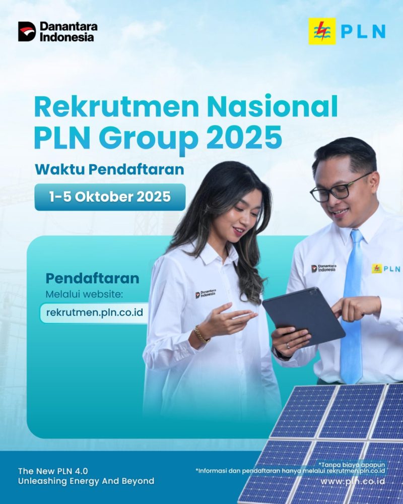 Rekrutmen Nasional PT PLN Group 2025