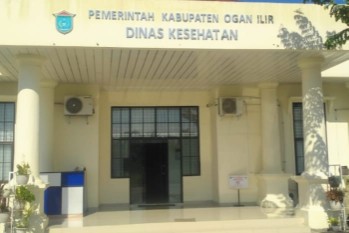 Kantor Dinas Kesehatan Ogan Ilir, Sumatera Selatan. [Rosita-WI]