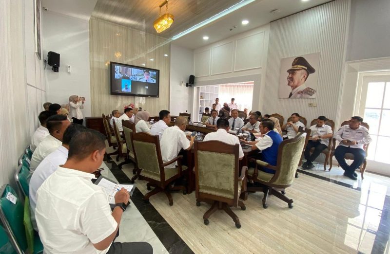 Yayasan Buddha Tzu Chi melakukan audiensi secara virtual dengan Pemkot Palembang pada Rabu 15 Oktober 2025.