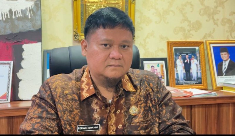 Sekretaris Daerah Banyuasin, Erwin Ibrahim. [Foto: Desi OY-WI]