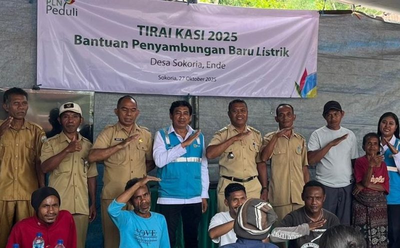 PLN menyalurkan bantuan sambungan gratis listrik bagi 104 Kepala Keluarga [KK] prasejahtera di tujuh desa di Kecamatan Ndona Timur, Kabupaten Ende, melalui program Tanggung Jawab Sosial dan Lingkungan [TJSL] bertajuk Tirai Kasi [Terang Bagi Negeri, Kasih untuk Sesama].
