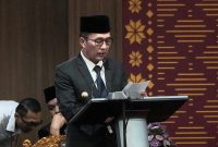 Wali Kota Palembang, H Ratu Dewa, secara resmi menyampaikan Rancangan Peraturan Daerah [Raperda] tentang Anggaran Pendapatan dan Belanja Daerah [APBD] Kota Palembang Tahun Anggaran 2026 dalam Rapat Paripurna Ketiga Masa Persidangan I DPRD Kota Palembang, Rabu 26 November 2026.
