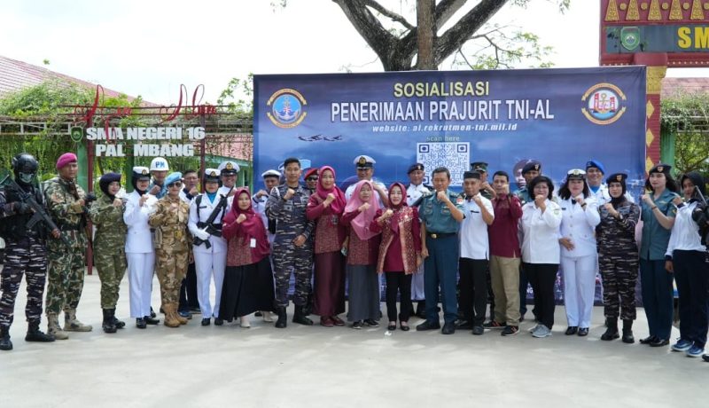Pangkalan TNI Angkatan Laut [Lanal] Palembang kembali menunjukkan komitmennya dalam menjaring talenta terbaik, bibit unggul dan menanamkan semangat nasionalisme di kalangan pelajar melalui kegiatan Sosialisasi Werving [penerimaan Prajurit] dan Bela Negara.