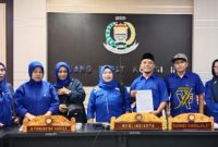 Relawan Biru melayangkan aspirasi resmi ke DPRD Kota Palembang.