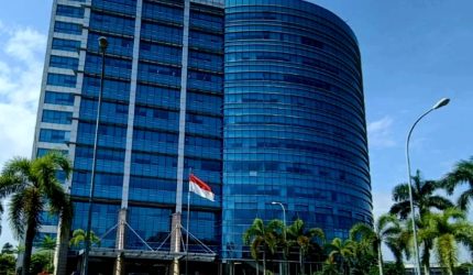 Kantor Pusat Bank Sumsel Babel Jakabaring Palembang.