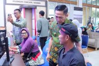 Wali Kota Palembang Ratu Dewa melakukan inspeksi mendadak [sidak] ke Mal Pelayanan Publik [MPP] Kota Palembang di kawasan Jakabaring, Kamis 12 Februari 2026.