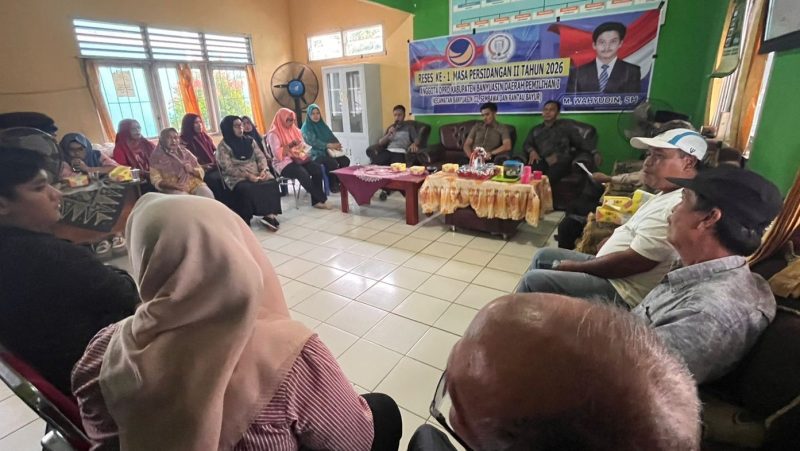 Anggota DPRD Kabupaten Banyuasin, Muhammad Wahyudin, menustaskan agenda reses pertama masa persidangan II tahun 2026 di Daerah Pemilihan [Dapil] I, Jumat 13 Februari 2026.