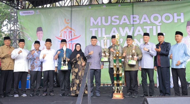 MTQ 31 Palembang Resmi Ditutup, Kecamatan Sako Juara Umum I