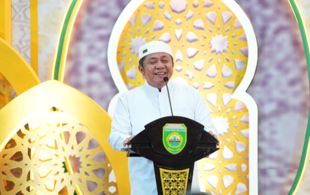 Gubernur Sumsel, Dr H Herman Deru membuka Pengajian Ramadhan 1447 Hijriah/2026 Masehi.