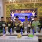 Bersama Kapolda Sumsel, Irjen Pol Dr Sandi Nugroho SIK SH MHum dan Kapolresta Palembang, Kombes Pol Sonny Mahar Budi Adityawan, Walikota Palembang Ratu Dewa menghadiri pemusnahan barang bukti narkoba [8.282 gram sabu-70 butur pil ekstasi] hasil pengungkapan Satresnarkoba Polrestabes Palembang, Selasa 24 Februari 2026.