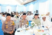 Irjen Pol Dr Sandi Nugroho saat memimpin kegiatan Safari Ramadhan di Polrestabes Palembang, Selasa 24 Februari 2026.