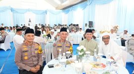 Irjen Pol Dr Sandi Nugroho saat memimpin kegiatan Safari Ramadhan di Polrestabes Palembang, Selasa 24 Februari 2026.