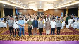 Polda Sumsel bersama insan pers buka puasa bersama di Mapolda Sumsel, Jumat 27 Februari 2026, pukul 18.00 WIB.