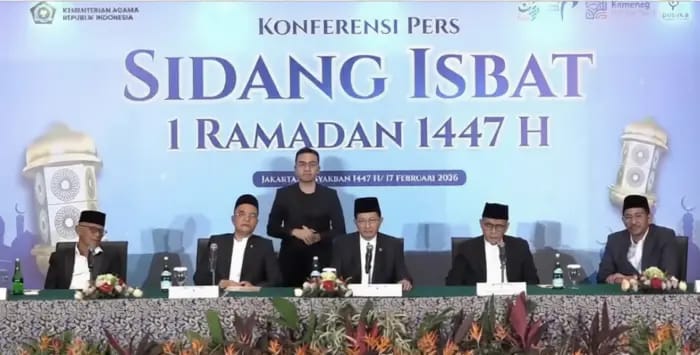 Konferensi Pers Sidang Isbat 1 Ramadhan 1447 H