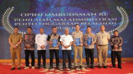 Pemerintah Kabupaten Asahan menerima Opini Ombudsman RI atas Penilaian Maladministrasi Penyelenggaraan Pelayanan Publik Tahun 2025 dengan predikat Kualitas Tinggi Tanpa Maladministrasi.