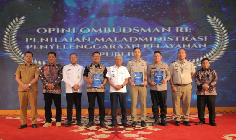 Pemerintah Kabupaten Asahan menerima Opini Ombudsman RI atas Penilaian Maladministrasi Penyelenggaraan Pelayanan Publik Tahun 2025 dengan predikat Kualitas Tinggi Tanpa Maladministrasi.
