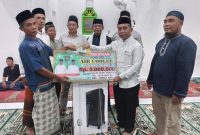Kepala Dinas Pendidikan [Kadisdik] Kabupaten Asahan, Musa Al Bakrie SE MSi bersama team safari Ramadhan Pemerintah Kabupaten Asahan mengunjungi Masjid Nurul Hidayah di Desa Piasa Ulu, Kecamatan Tinggi Raja, Rabu 25 Februari 2026.