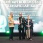 Wali Kota Prabumulih H Arlan didampingi Asisten III Setda Kota Prabumulih, Drs Amilton, menghadiri acara lepas sambut Komandan Korem [Danrem] 044/Garuda Dempo [Gapo] di Soma Grand Ballroom Palembang, Sabtu 28 Februari 2026.
