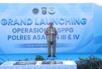 Wakapolda Sumatera Utara Brigjen Pol Sonny Irawan meresmikan operasional Satuan Pelayanan Pemenuhan Gizi [SPPG] Polres Asahan III dan IV yang berlokasi di Polsek Air Batu, Senin 2 Maret 2026.