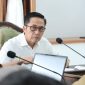 Wali Kota Palembang, Ratu Dewa, memimpin rapat pembahasan Detail Engineering Design [DED] penataan wajah kota dan program beautifikasi di Ruang Vidcon, Rumah Dinas Wali Kota, Selasa 3 Maret 2026.