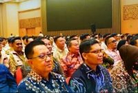 Wali Kota Prabumulih diwakili Asisten II Setda Kota Prabumulih, Drs H Muhammad Ali MSi menghadiri Rapat Konsolidasi bersama Kasatpel, mitra dan yayasan terkait Program Makan Bergizi Gratis [MBG] yang digelar di Ballroom Hotel Aryaduta Palembang, Sabtu 28 Februari 2026.
