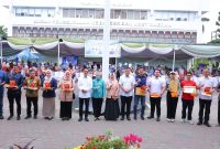 Pemerintah Kota Palembang melalui Dharma Wanita Persatuan [DWP] membuka gelaran Bazar Ramadhan 2026.