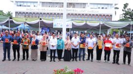 Pemerintah Kota Palembang melalui Dharma Wanita Persatuan [DWP] membuka gelaran Bazar Ramadhan 2026.