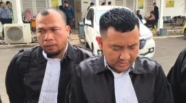 Penasihat hukum terdakwa IY, Satria Budiman Alamsyah, SH dari kantor hukum Randi Aritama dan Partners.