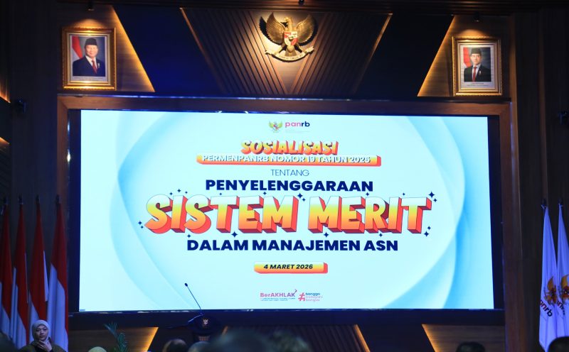 Sosialisasi Peraturan Menteri Pendayagunaan Aparatur Negara dan Reformasi Birokrasi [PermenPANRB] Nomor 19 Tahun 2025 di Aula Kantor Kementerian PANRB, Jakarta, Rabu 4  Maret 2026