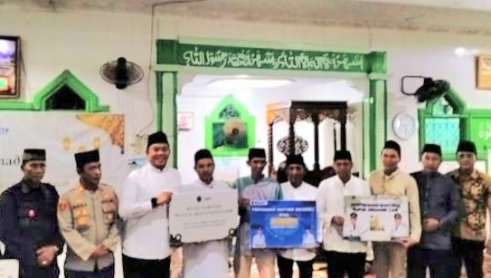 Wakil Bupati [Wabuo] PALI, Iwan Tuaji dengan didampingi Forum Koordinasi Pimpinan Daerah [Forkopimda], para kepala Organisasi Perangkat Daerah [OPD] melaksanakan Safari Ramadhan 1447 Hijriah di Masjid Midun Arafa Desa Puru, Kecamatan Penukal, Kabupaten PALI, Sumatra Selatan, pada Kamis 5 Maret 2026.