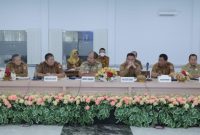 Bupati Taufik Zainal Abidin Siregar SSos MSi membuka Rapat Koordinasi Pemerintah [Rakorpem] Bulan Maret 2026, berlangsung pada Senin 9 Maret 2026 pukul 10.00 WIB di Aula Melati Kantor Bupati Asahan.