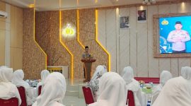 Kapolres OKU Timur AKBP Adik Listyono SiK MH, menggelar buka puasa bersama insan pers. Kamis 12 Maret 2026.