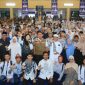 Gubernur Sumatera Selatan [Sumsel] Dr H Herman Deru memberikan motivasi kepada para pelajar SMA/SMK/SLB se-Sumatera Selatan dalam kegiatan Harmonisasi Ramadhan di SMA Negeri Sumsel, Kamis 12 Maret 2026.