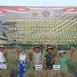 Komando Distrik Militer [Kodim] 0208/Asahan menggelar kegiatan Panen Raya Ketahanan Pangan Tanam Padi Gogo dalam rangka mendukung program swasembada pangan nasional, Kamis 12 Maret 2026.