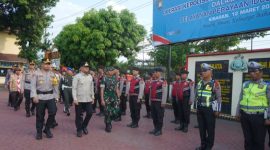 Polres Asahan menggelar Apel Gelar Pasukan Operasi Kepolisian Terpusat bertajuk 'Ketupat Toba 2026' sebagai bentuk kesiapan pengamanan perayaan Idul Fitri 1447 Hijriah.