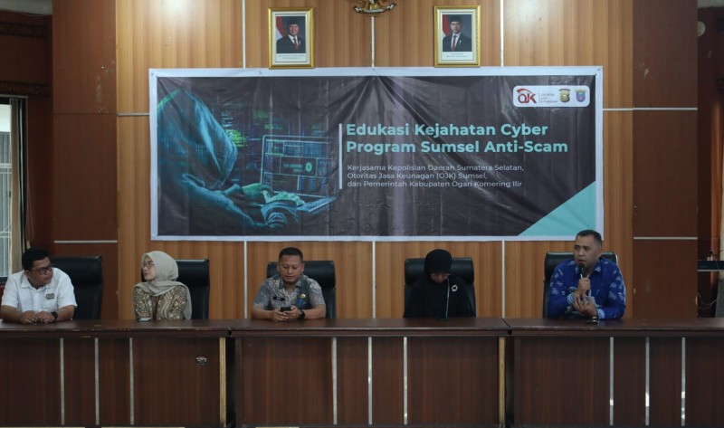 Pemerintah Kabupaten OKI menggandeng Otoritas Jasa Keuangan [OJK] Sumsel dan Polda Sumsel menggelar edukasi masif 