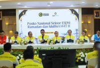 Kementerian Energi dan Sumber Daya Mineral [ESDM] resmi membuka Posko Nasional Sektor ESDM untuk periode Ramadan dan Idulfitri [RAFI] 2026 di Gedung Badan Pengatur Hilir Minyak dan Gas Bumi [BPH Migas], Jakarta, Kamis 12 Maret 2026.