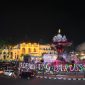 Bundaran Air Mancur [BAM] Tugu Cempako Telok Palembang Darussalam resmi dihidupkan kembali setelah menjalani revitalisasi besar-besaran.
