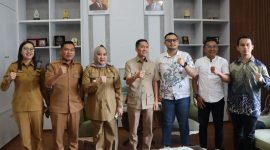 Pertemuan silaturahmi dan audiensi antara jajaran manajemen Indomaret dengan Pemerintah Kota Palembang, Senin 16 Maret 2026.