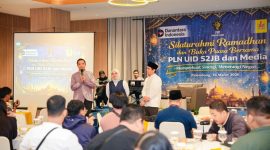 PT PLN [Persero] Unit Induk Distribusi Sumatera Selatan, Jambi, dan Bengkulu [UID S2JB] menggelar kegiatan buka puasa bersama dengan Forum Wartawan Peduli Energi Sumatera Selatan [FWPE Sumsel] di Hotel Santika Radial Palembang, Senin 16 Maret 2026.