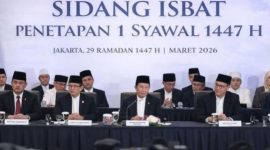 PEMERINTAH Republik Indonesia [RI] menetapkan 1 Syawal 1447 Hijriah atau Hari Raya Idul Fitri 2026 jatuh pada Sabtu, 21 Maret 2026.