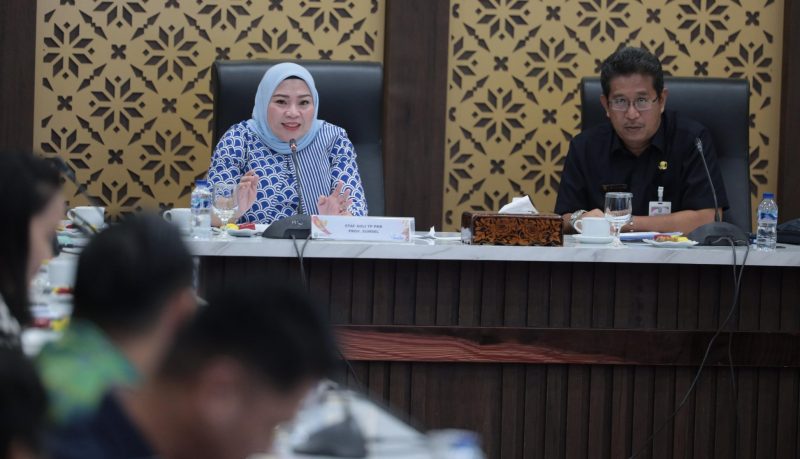 Staf Ahli TP-PKK Provinsi Sumatera Selatan, Lidyawati Cik Ujang, mematangkan persiapan pelaksanaan peringatan Hari Kesatuan Gerak [HKGp ke-54, Rapat Konsultasi [Rakon] TP-PKK Sumsel, hingga Rapat Kerja Daerah Dewan Kerajinan Nasional Daerah [Rakerda Dekranasda] Sumsel 2026.