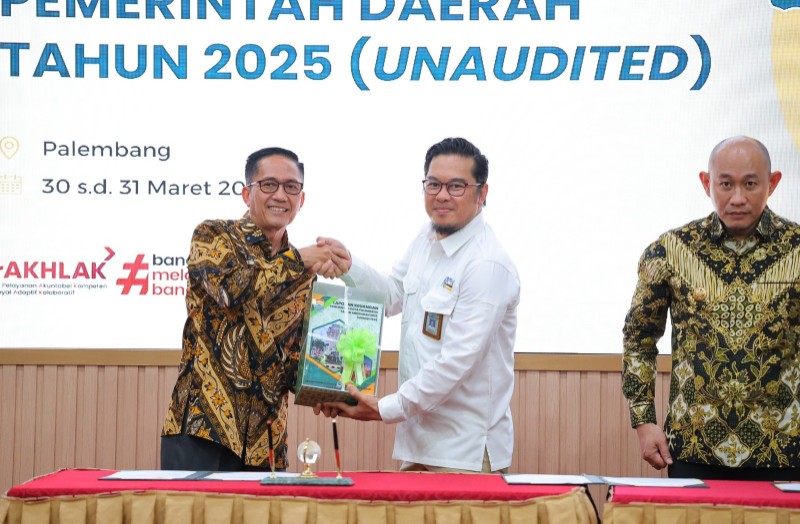 Momentum akuntabilitas keuangan daerah kembali ditandai dengan penyerahan Laporan Keuangan Pemerintah Daerah [LKPD] tahun 2025 oleh Wali Kota Palembang, Ratu Dewa, Selasa 31 Maret 2026.