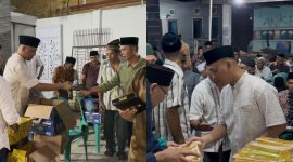 Anggota DPRD OKU Timur, dari Fraksi Partai Amanat Nasional [PAN] Muhamad Irfanjid, menggelar kegiatan buka puasa bersama masyarakat, Tim pemenangan, serta jajaran perangkat desa Srikaton kecamatan buay Madang Timur, Rabu 18 Maret 2026.