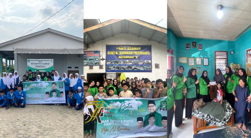 PKB Sumsel Berbagi Santunan dan Makanan Berbuka untuk Lima Panti Asuhan